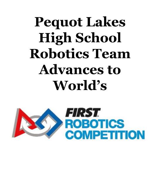  Robotics Team Wins Regional; Advances to World's